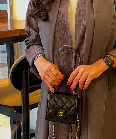 CHANEL MINI SQUARE TOP HENDEL FLAP