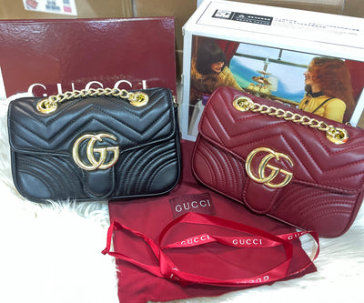 GUCCI GG MARMONT 2.0 QUILTED LEATHER SHOULDER BAG